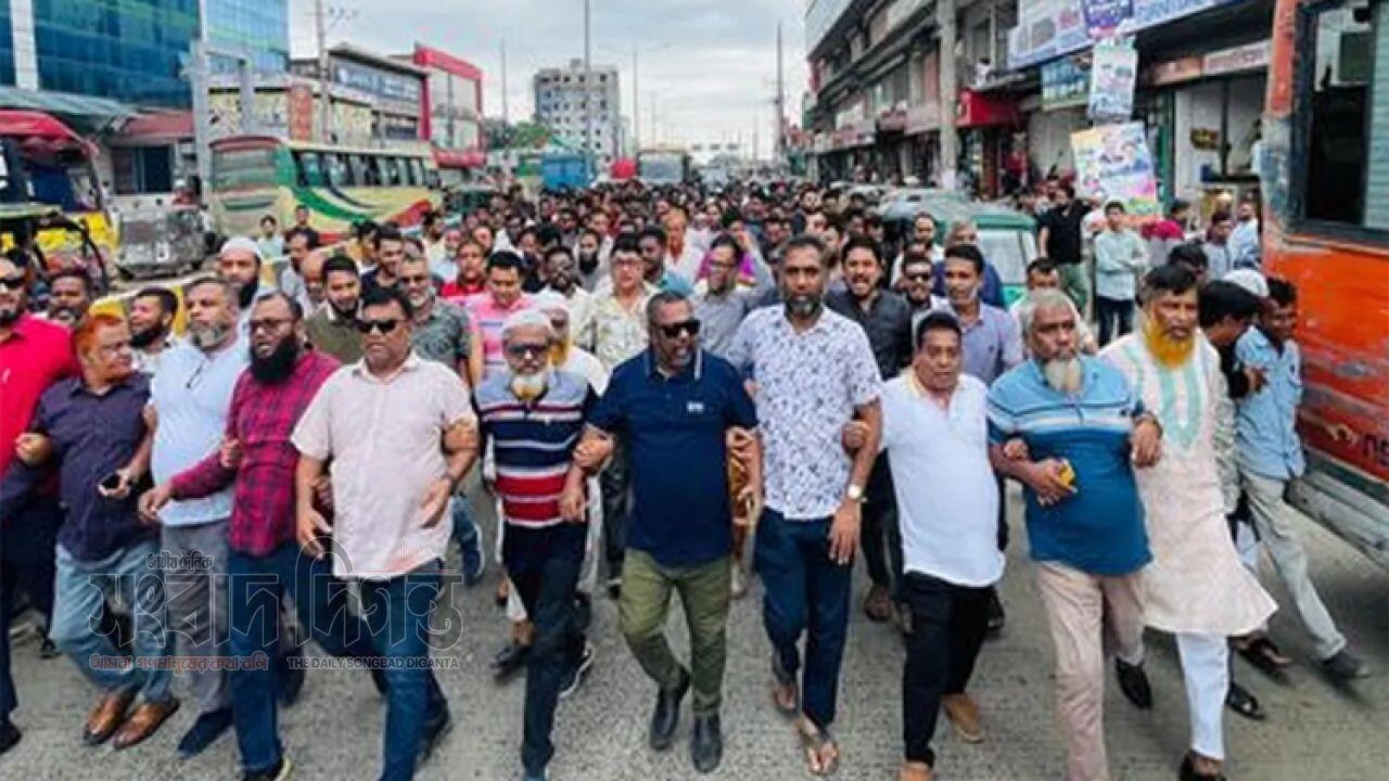 তফসিল ঘোষণা ঘিরে ডেমরায় বিএনপির আনন্দ মিছিল
