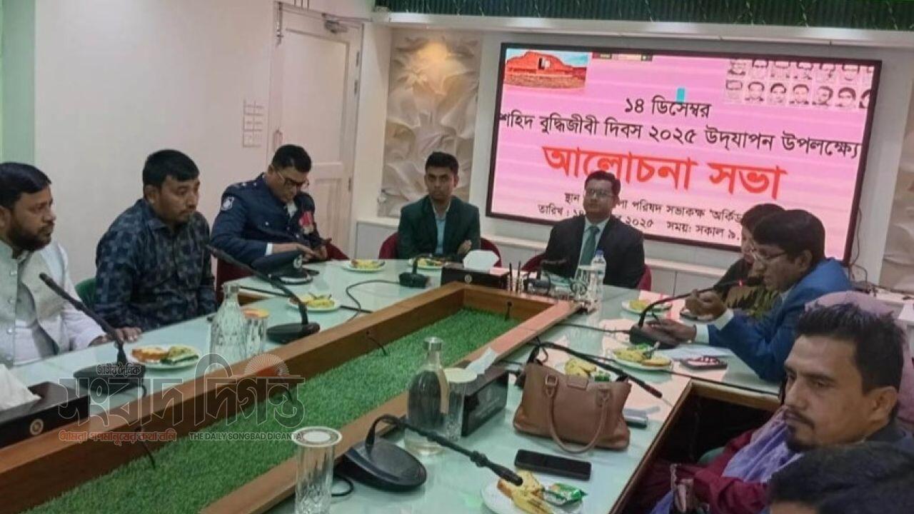 নারায়ণগঞ্জের সোনারগাঁয়ে যথাযথ মর্যাদায় শহীদ বুদ্ধিজীবী দিবস পালিত 