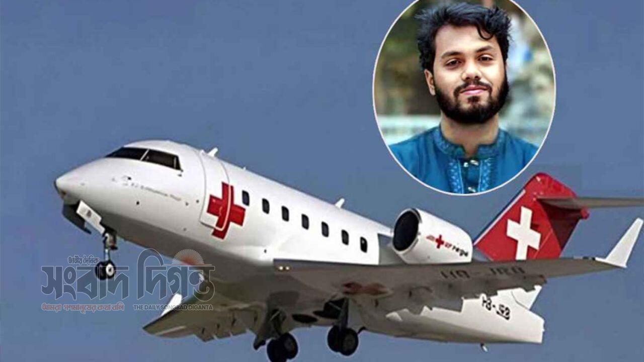 উন্নত চিকিৎসার জন্য এভারকেয়ার থেকে বিমানবন্দরে হাদি