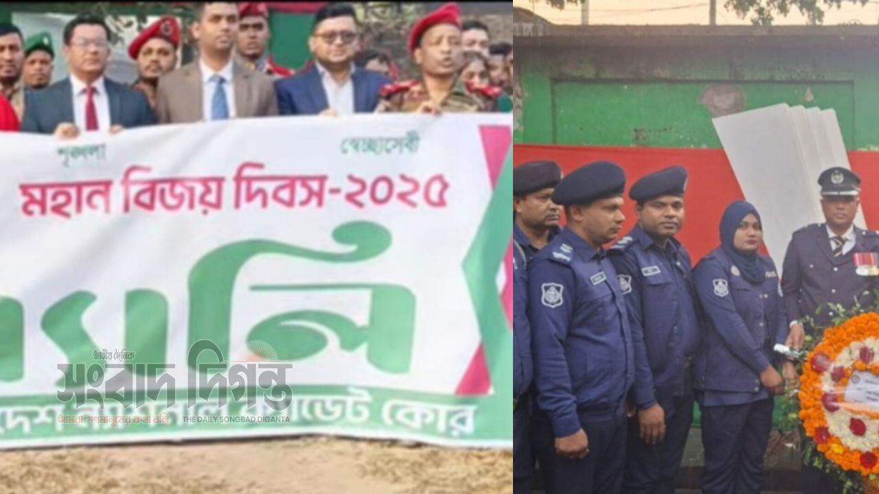 সোনারগাঁয়ে প্রশাসন-জনপ্রতিনিধিদের সম্মিলিত অংশগ্রহণে মহান বিজয় দিবস উদযাপন