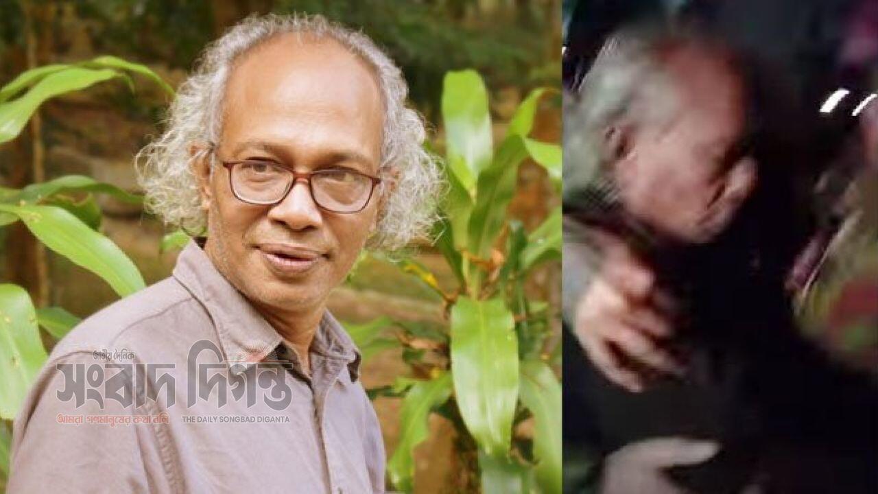 ডেইলি স্টারের সামনে সাংবাদিক নূরুল কবীরের ওপর হেনস্তার ঘটনা