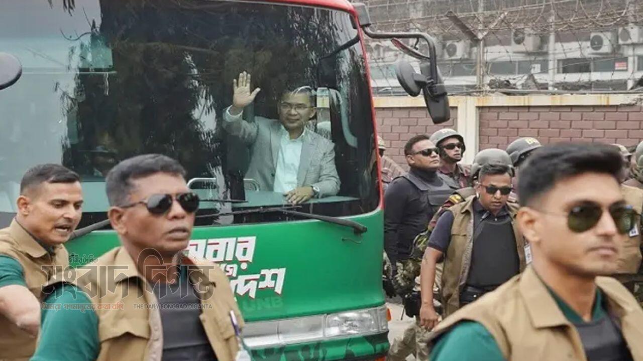 তারেক রহমান এভারকেয়ার হাসপাতালের দিকে যাত্রা শুরু