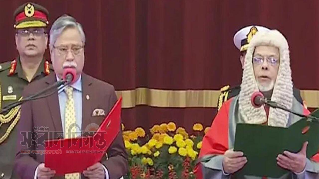 নতুন প্রধান বিচারপতির শপথ গ্রহন অনুষ্ঠান 