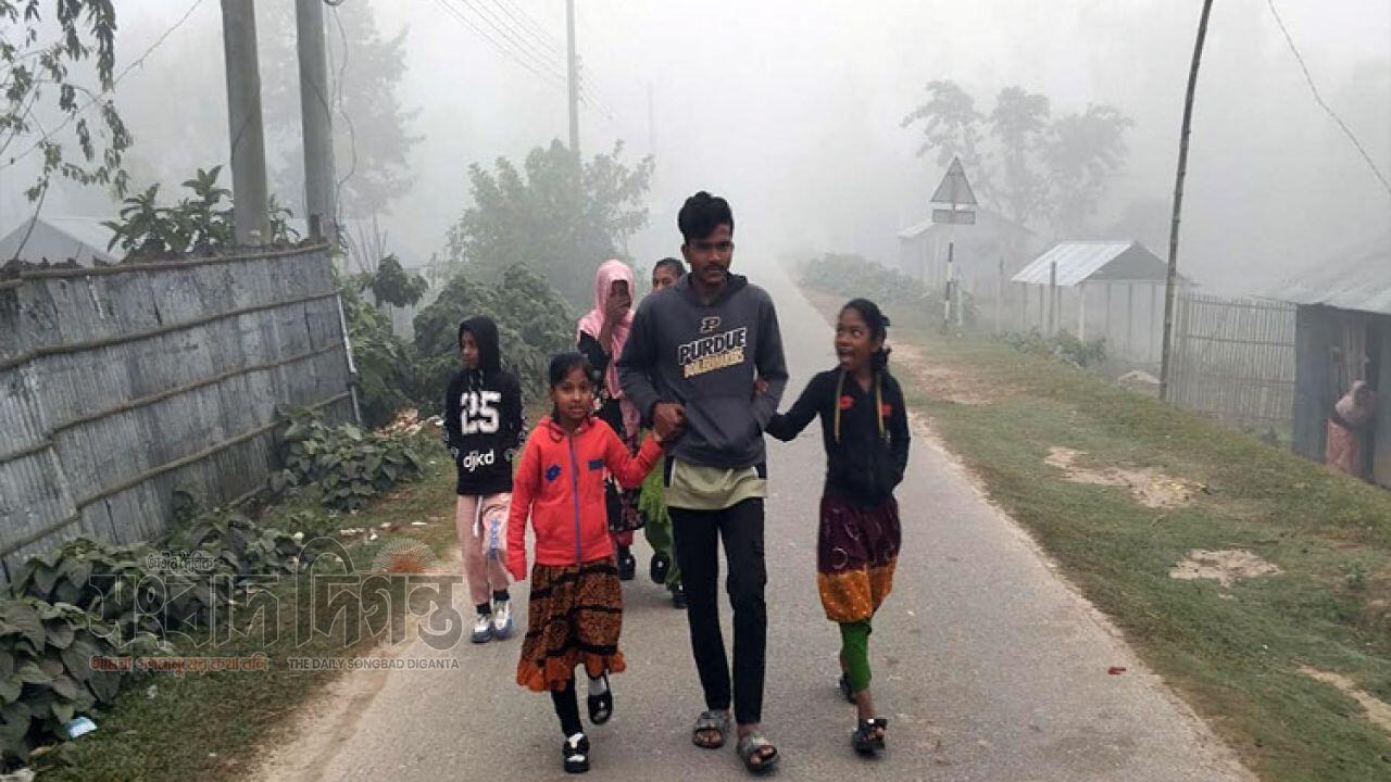 কুড়িগ্রামের জনজীবন কাঁপছে শীতের তীব্রতায়