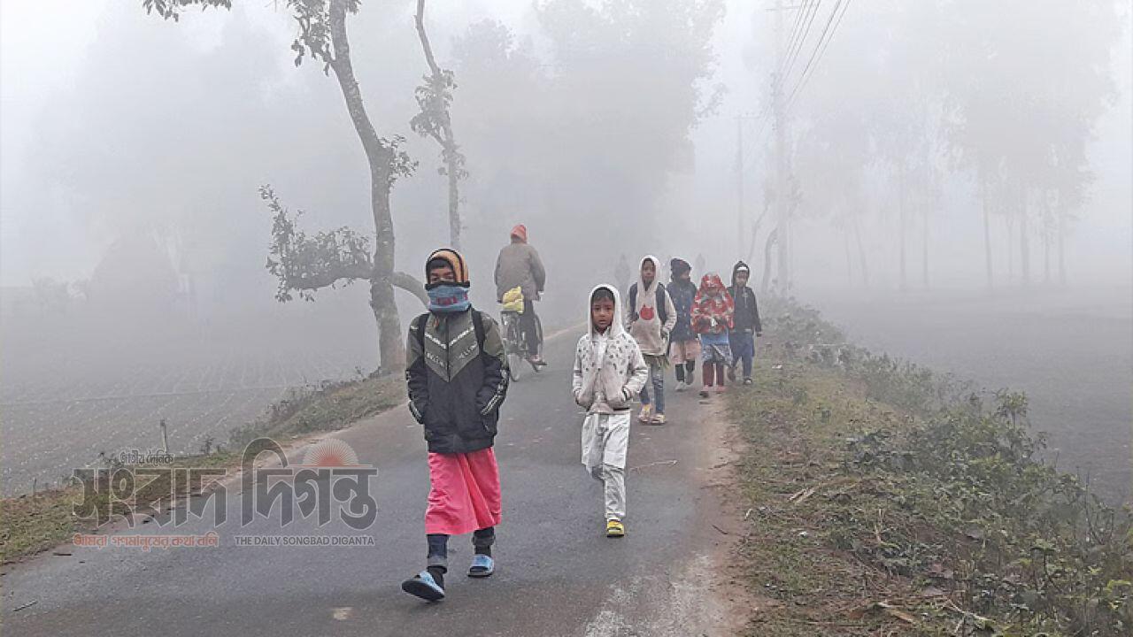 কনকনে শীতে আরও কয়েক দিন ভোগান্তি