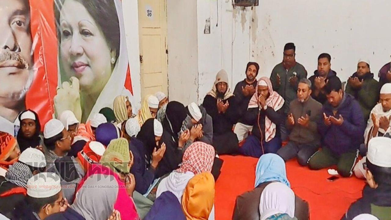 দেশব্যাপী শোকের ছায়া খালেদা জিয়ার আত্মার শান্তির জন্য দোয়া