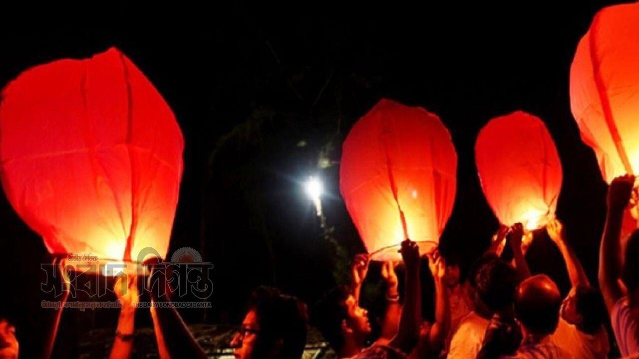 রাষ্ট্রীয় শোক উপেক্ষা করে রাজধানীতে আতশবাজি ও ফানুস