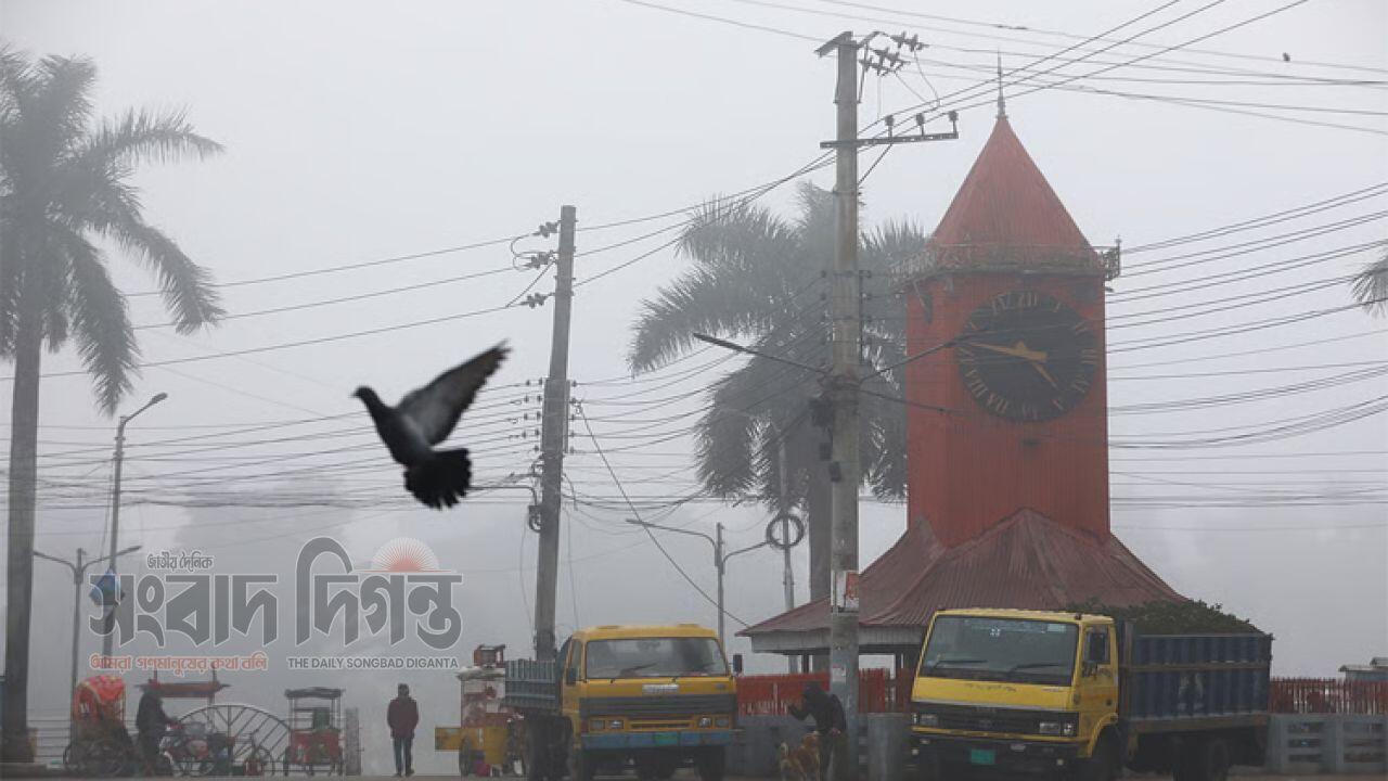 সিলেটের তাপমাত্রা নেমেছে ৯ ডিগ্রিতে 