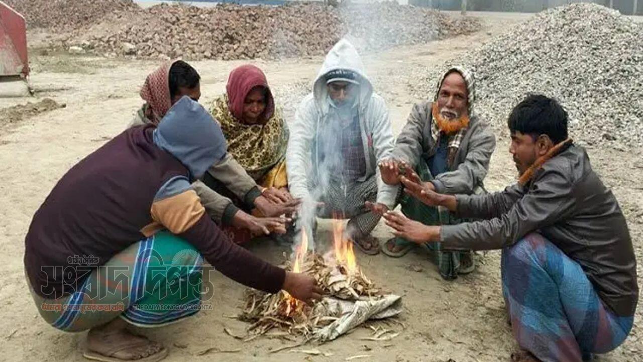 পঞ্চগড়ে জেঁকে বসেছে শীত তাপমাত্রা নেমে ৮ ডিগ্রি