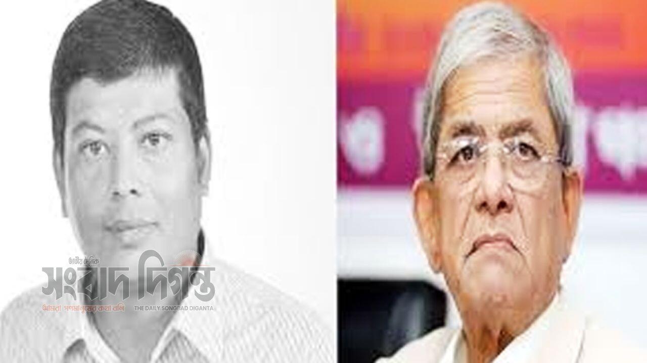 অন্তর্বর্তী সরকারকে বেকায়দায় ফেলতে মুছাব্বির হত্যা : মির্জা ফখরুল