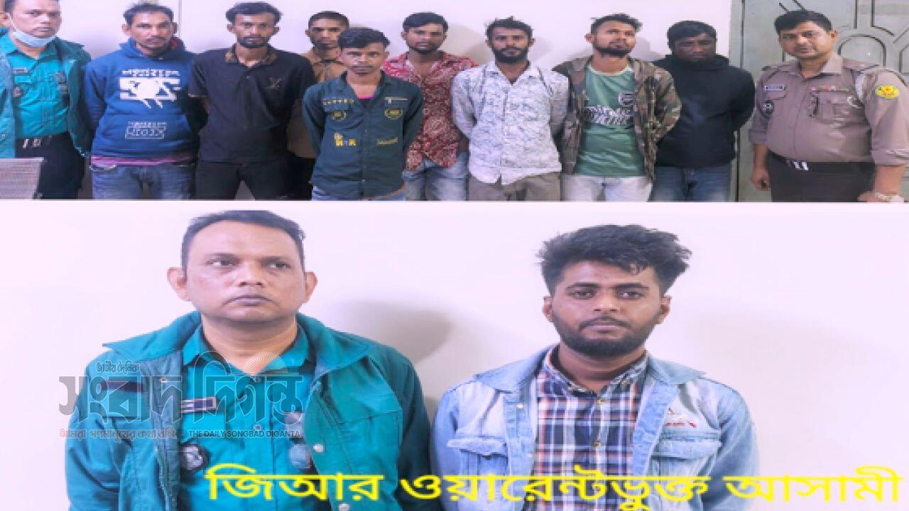 আইনের জালে রূপনগরের অপরাধীরা, বিশেষ অভিযানে ৯ জন আটক