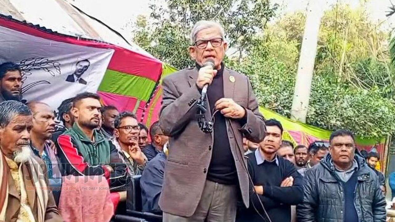 হাসিনা আপার রেখে যাওয়া কর্মী ও সমর্থকরা একা নন : মির্জা ফখরুল 