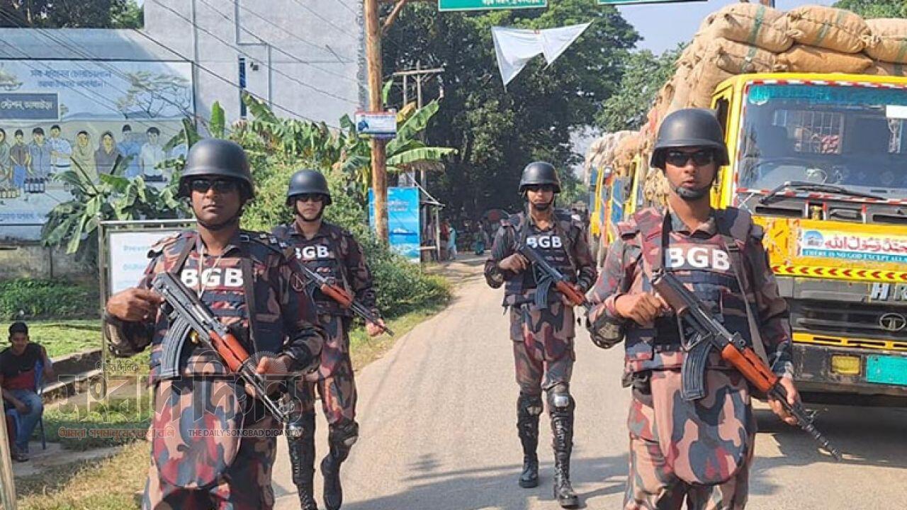 পার্বত্য অঞ্চলে সীমান্ত নিরাপত্তা জোরদার অভিযান বাড়াল বিজিবি
