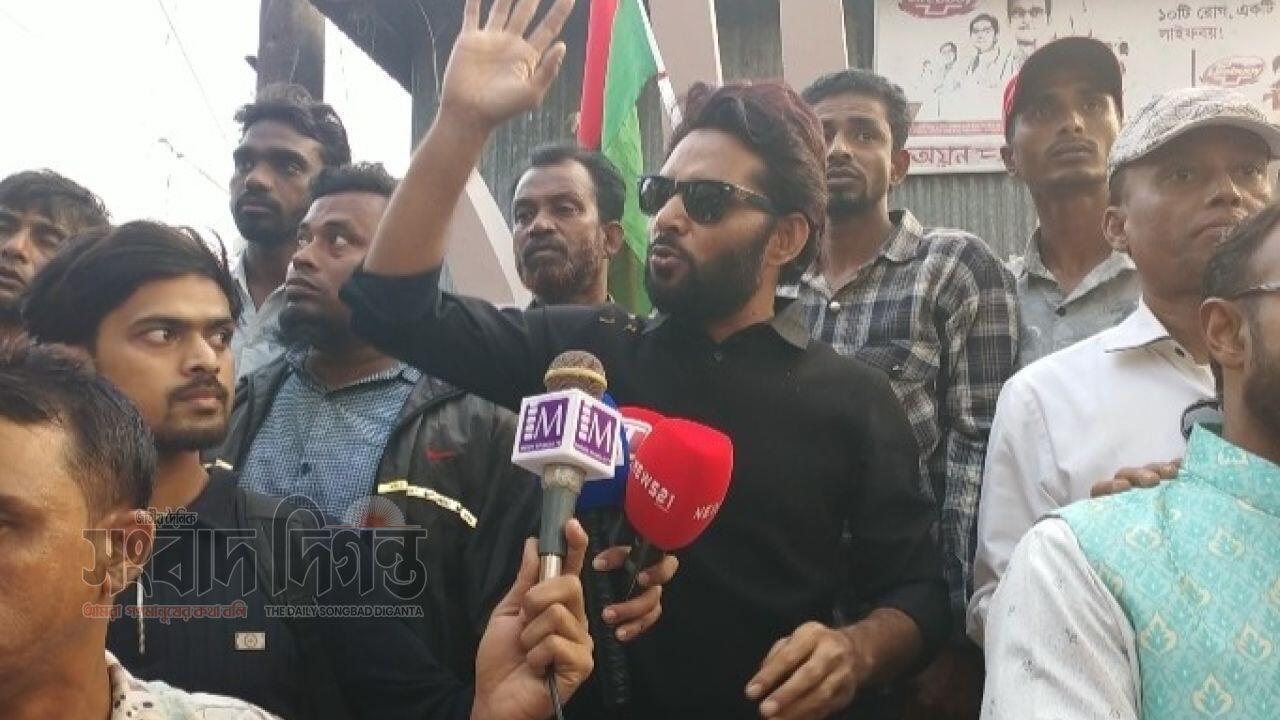 বহিষ্কার আদেশ প্রত্যাহারের পর মধ্যনগরে ধানের শীষের মিছিল 