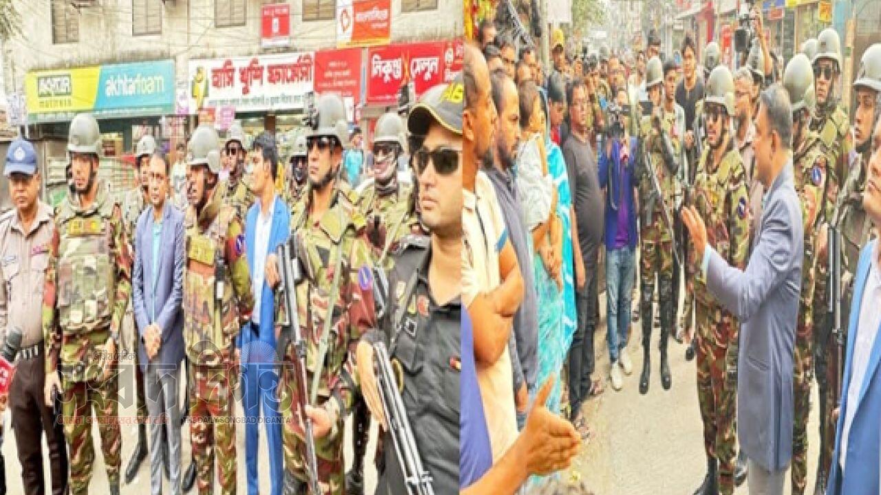 ঢাকা-১৮ আসনের ভোটারদের মাঝে জনসচেতনতা সৃষ্টির লক্ষে কাজ করে যাচ্ছে উত্তরা আর্মি ক্যাম্প