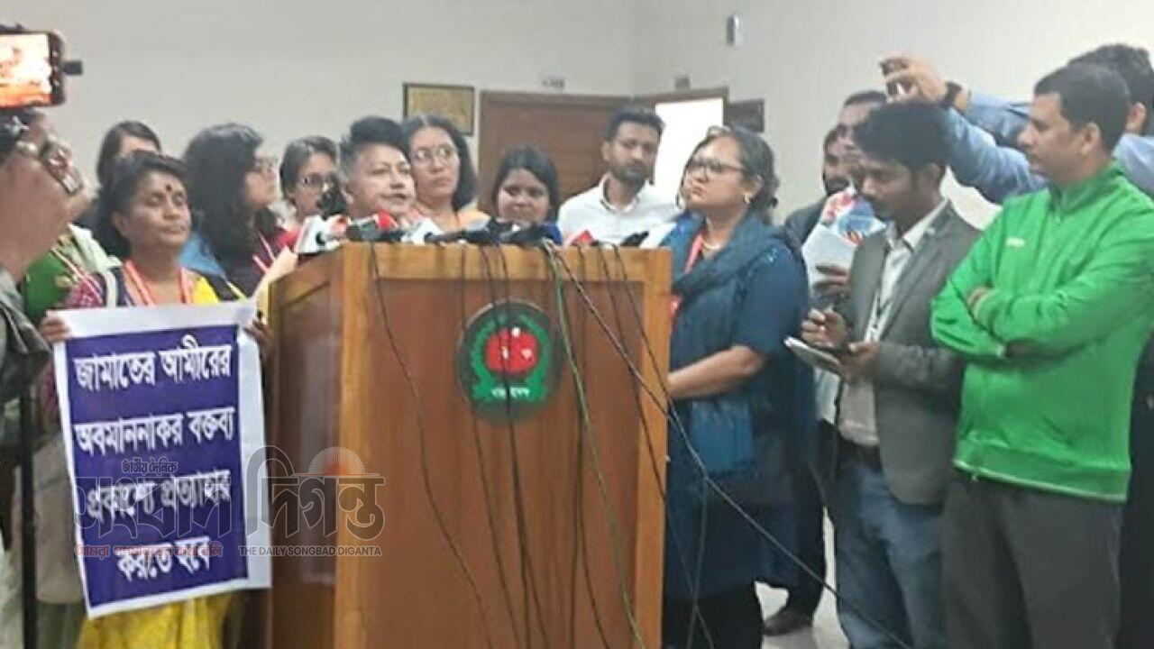 ১১ নারী সংগঠন ইসিতে জমা দিলেন জামায়াত আমিরের প্রার্থিতা বাতিলের আবেদন 