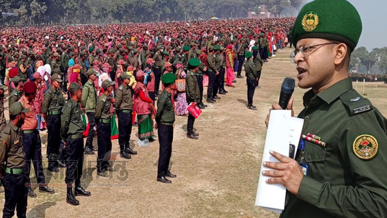 কেন্দ্রে দায়িত্বপালনের আগে সীমাবদ্ধ প্রশিক্ষণে যাচ্ছেন আনসাররা 