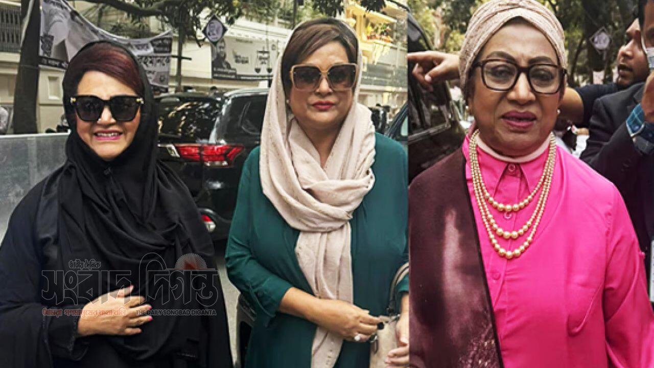 গুলশানে একসঙ্গে ভোট দিলেন সুচন্দা-ববিতা-চম্পা
