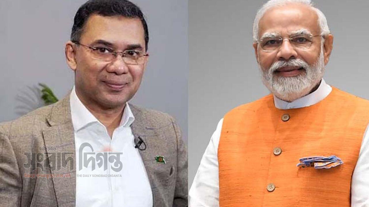 ঐতিহাসিক জয়ে তারেক রহমানকে মোদির শুভেচ্ছা