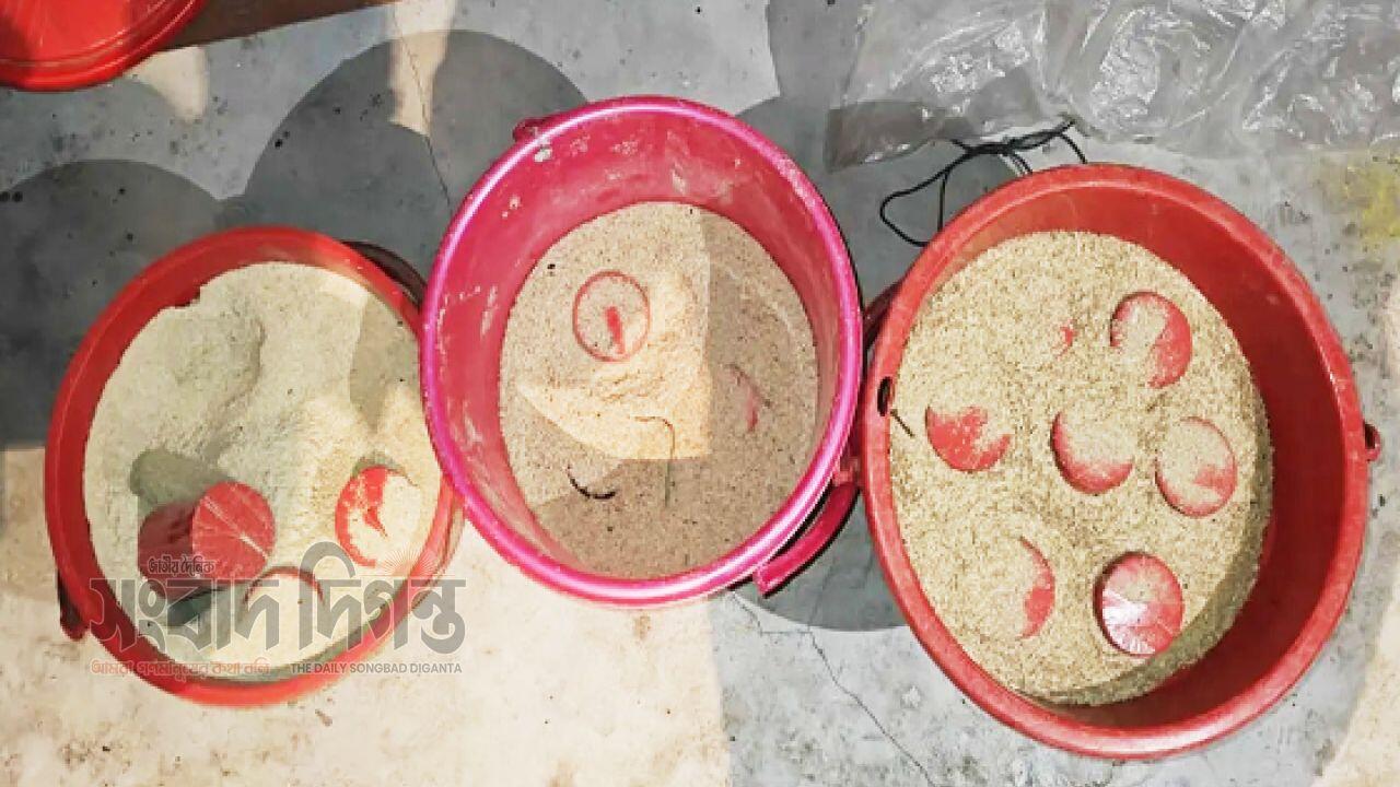 মুন্সীগঞ্জে পরিত্যক্ত বাড়ি থেকে ৩০টি তাজা ককটেল উদ্ধার