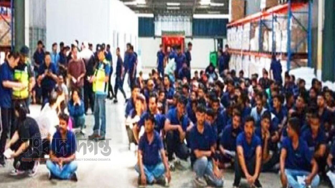 মালয়েশিয়ায় অভিযানে ২২২ বাংলাদেশি নাগরিক গ্রেপ্তার