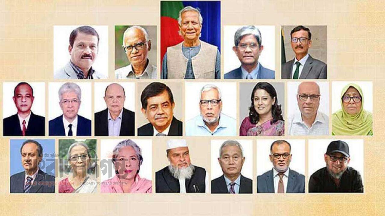 শপথ অনুষ্ঠানে উপদেষ্টারা, পতাকাবিহীন গাড়িতে ফিরে আসবেন