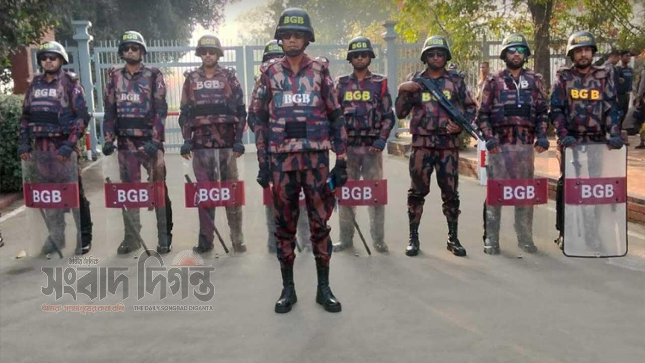 জাতীয় সংসদ এলাকায় বিশেষ নিরাপত্তা ব্যবস্থা বিজিবি মোতায়েন ১২ প্লাটুন