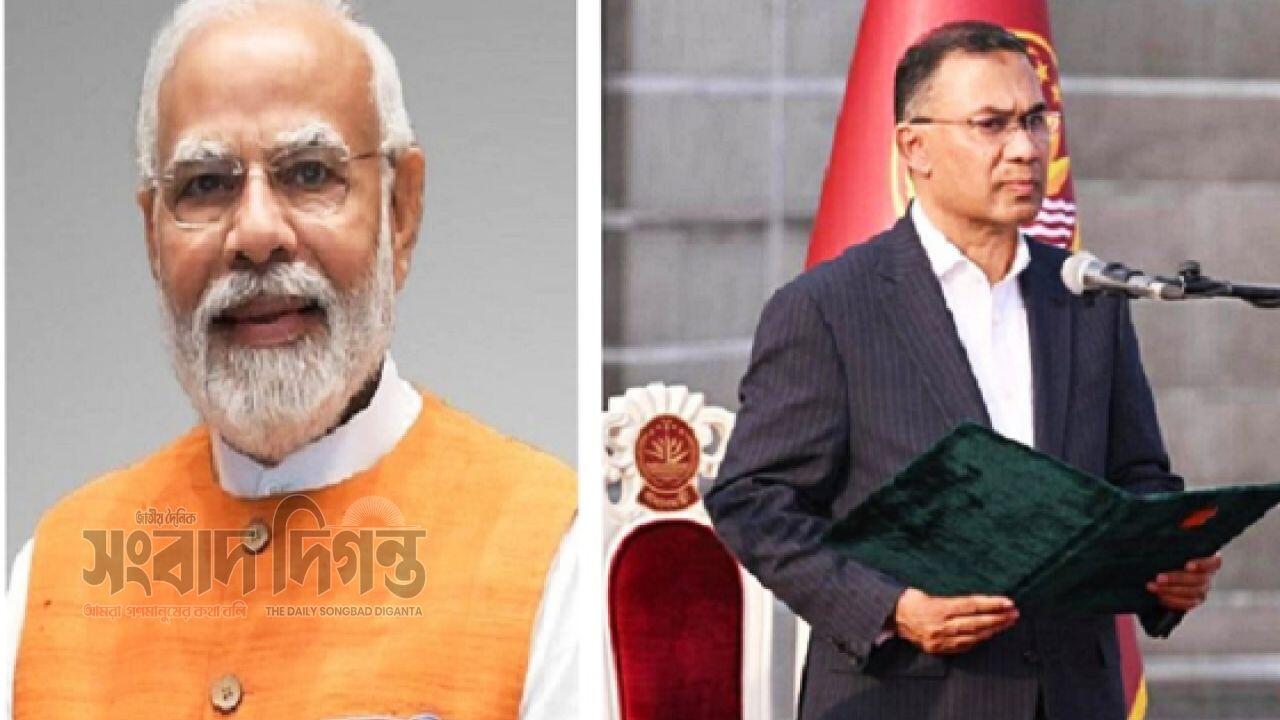 প্রধানমন্ত্রী তারেক রহমানকে শুভেচ্ছা জানালেন নরেন্দ্র মোদি