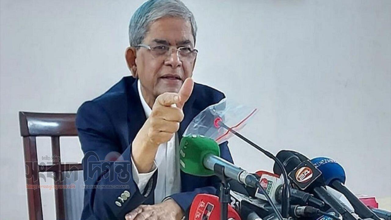 চাঁদাবাজির তথ্য দিন অনলাইন : মির্জা ফখরুলের