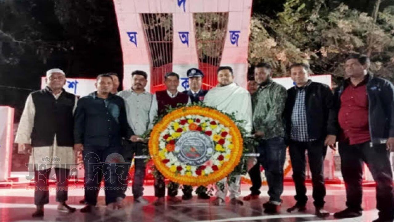 একুশের প্রথম প্রহরের দুপচাঁচিয়া যথাযোগ্য মর্যাদায় মহান শহীদ দিবস ও আন্তর্জাতিক  মাতৃভাষা দিবস পালিত