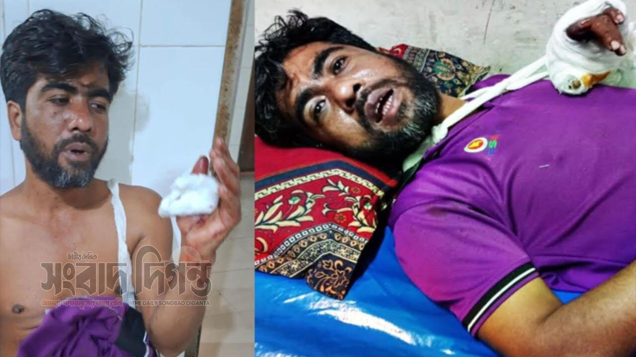 ‎ফরিদপুরে চাঁ'দা না দেওয়ায় ব্যবসায়ীকে কু'পি'য়ে জ'খ'ম