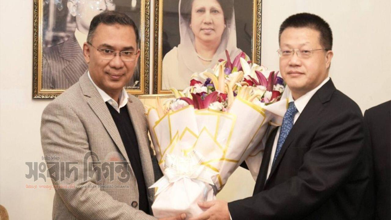 প্রধানমন্ত্রীর ও চীনের রাষ্ট্রদূতের সৌজন্য সাক্ষাৎ