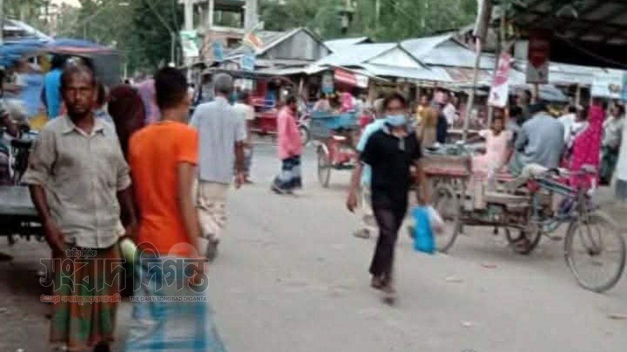 পলাশবাড়ীর ঠুটিয়াপাকুর বাজারের দানকৃত জমি দখলমুক্ত করে বাজার স্থাপনের দাবি 