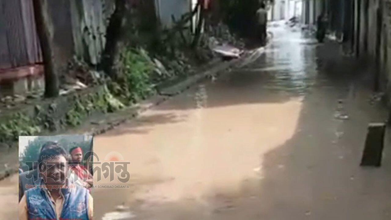 সোনারগাঁয়ে জলাবদ্ধতা নিরসনের রাস্তার কাজে বাধা, সাংবাদিকের বিরুদ্ধে অপপ্রচার 
