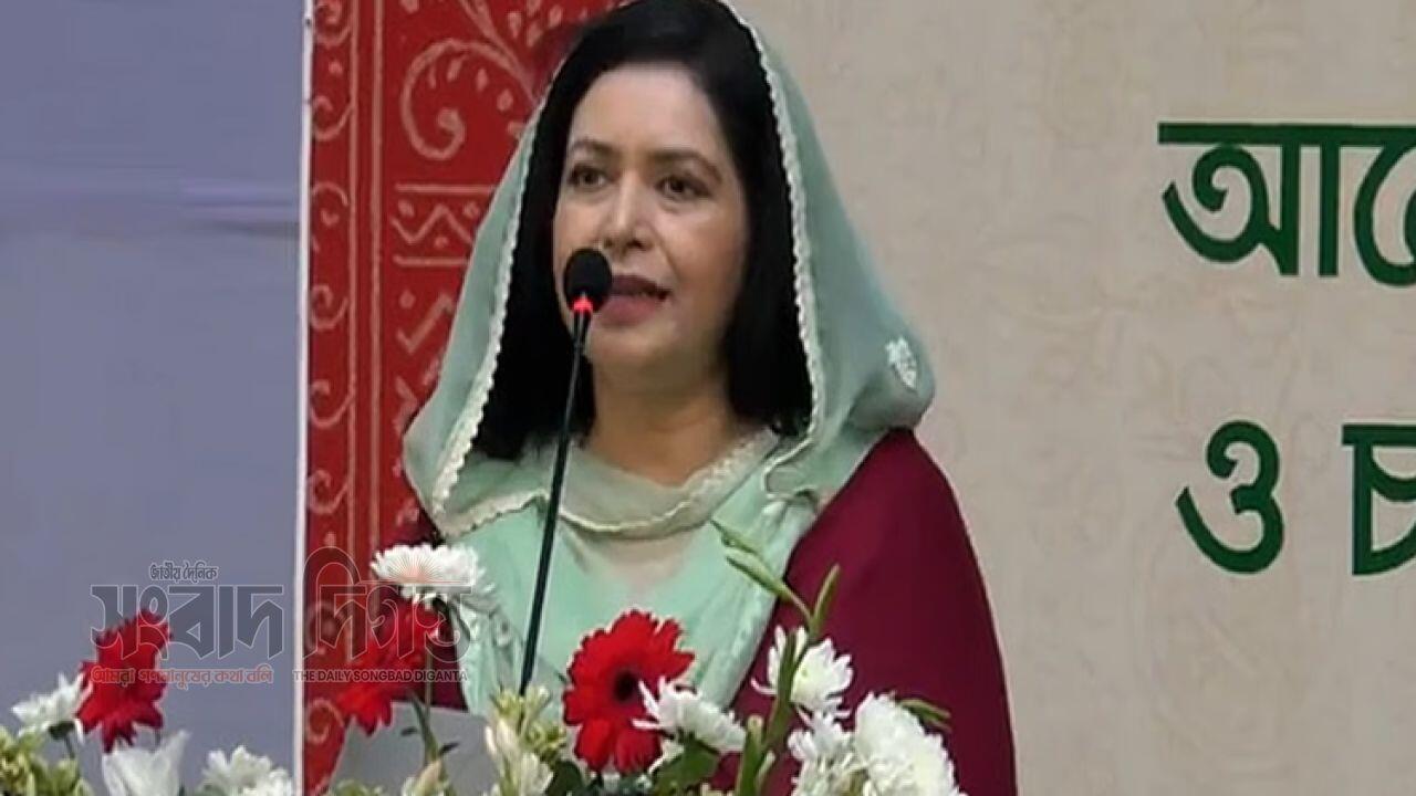 সব নারী ও কন্যার জন্য নিরাপদ বাংলাদেশ গড়ার অঙ্গীকার : ডা. জুবাইদা 