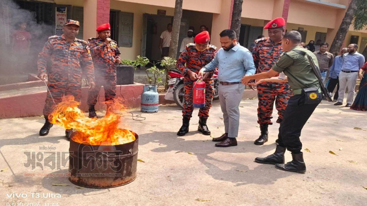 চন্দনাইশে ভূমিকম্প ও অগ্নিকাণ্ড বিষয়ক সচেতনতামূলক মহড়া 