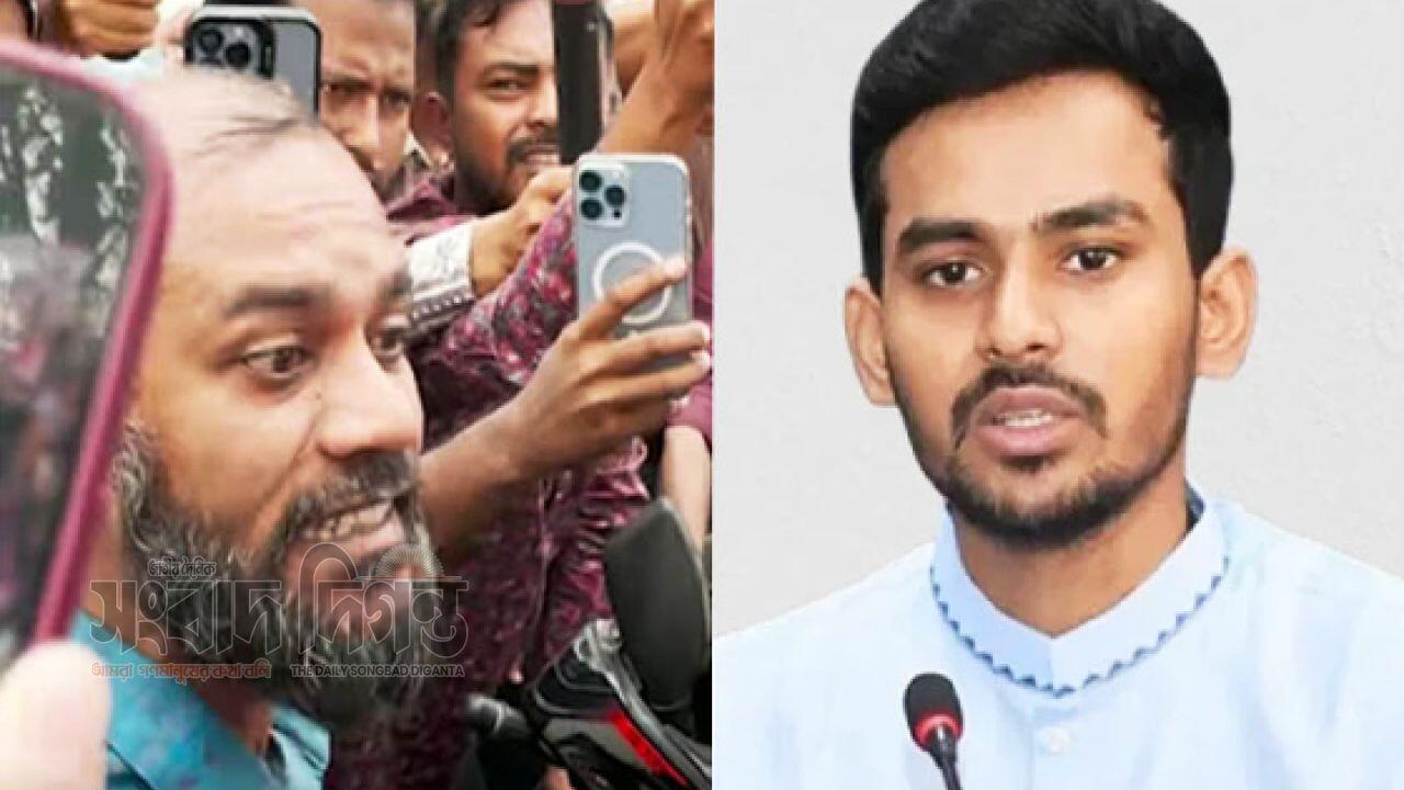 ‘ত্রাণের টাকা কোথায়?’—জুলাইযোদ্ধার প্রশ্নে বিব্রত আসিফ মাহমুদ