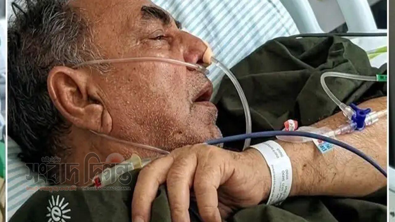 মির্জা আব্বাসকে সন্ধ্যায় সিঙ্গাপুরে নেওয়া হবে এয়ার অ্যাম্বুলেন্সে