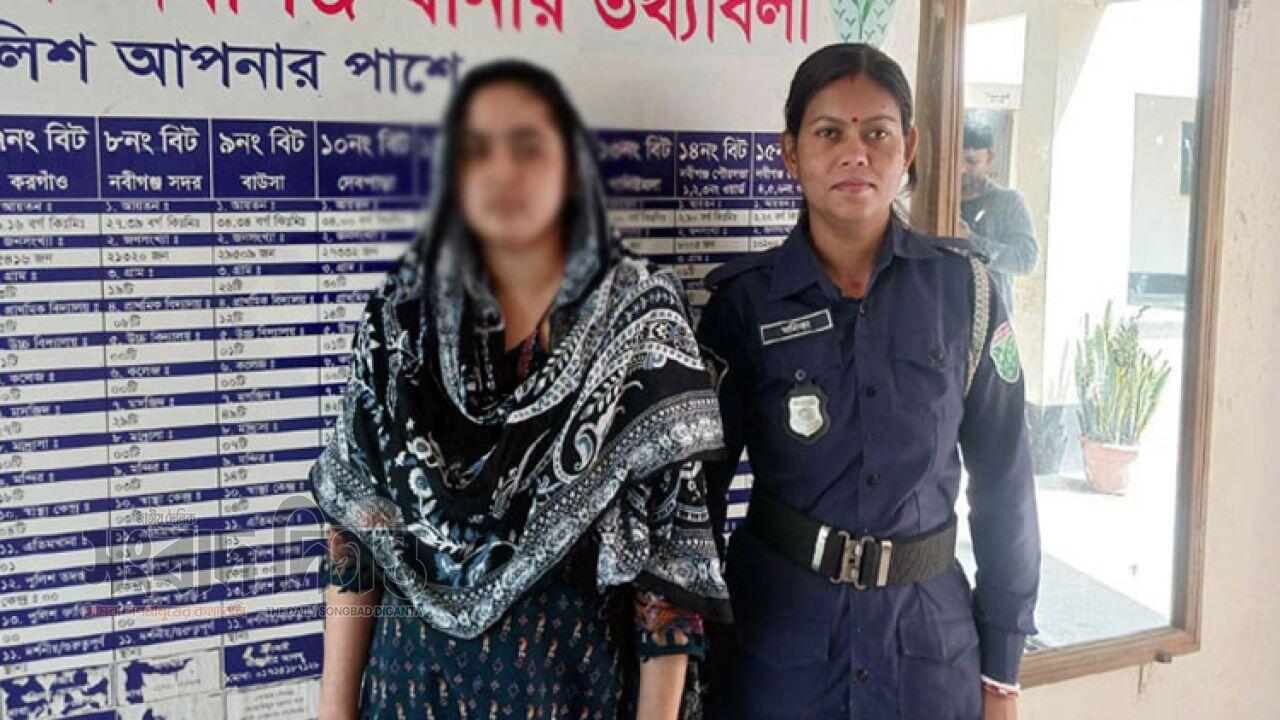 পরকীয়া সম্পর্কের জেরে শাশুড়ি খুন প্রবাসীর স্ত্রী গ্রেফতার