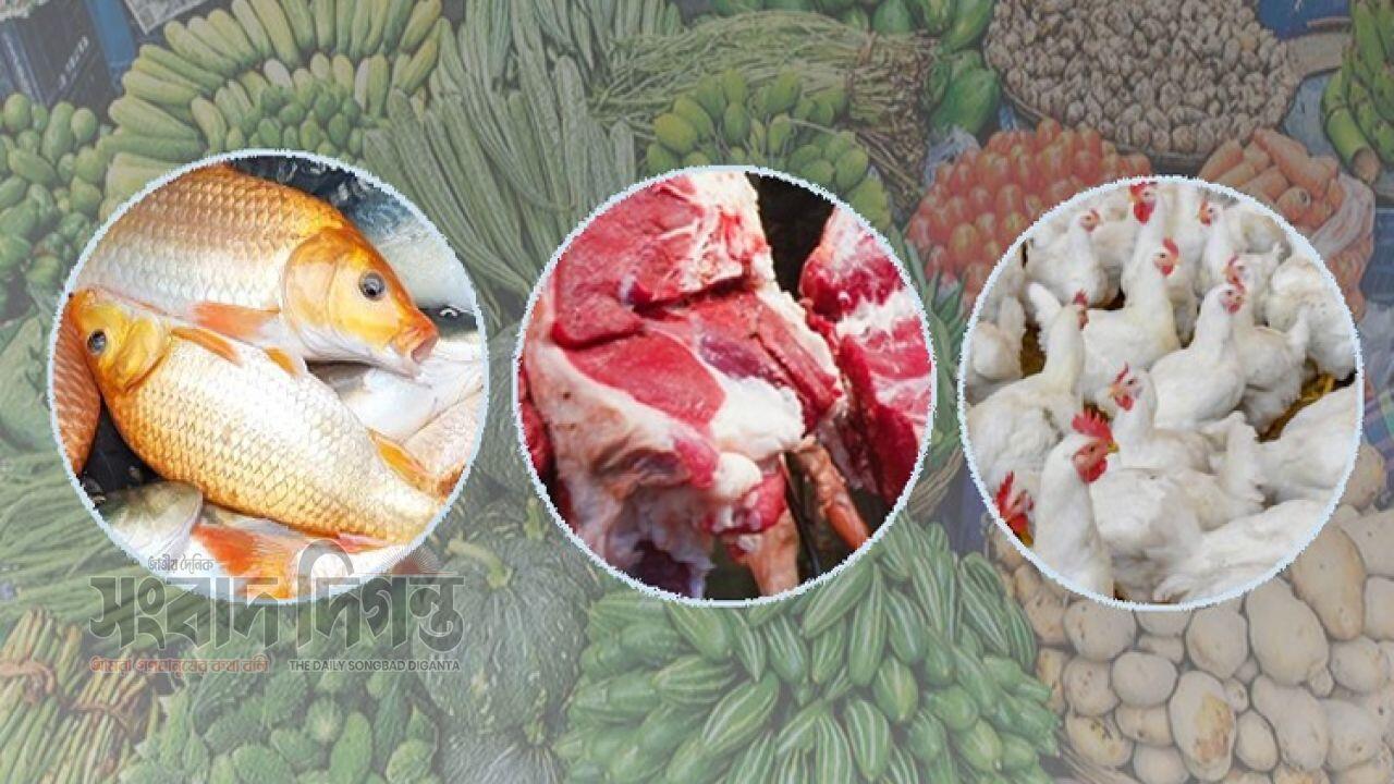 মাছ-মাংস-মুরগির দাম এখনও আকাশছোঁয়া 