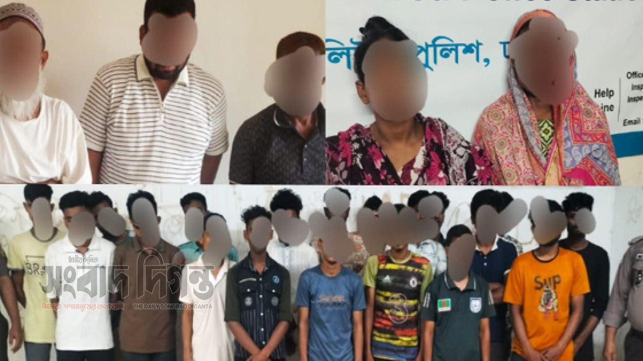 তেজগাঁওয়ে পুলিশের অভিযানে একদিনে গ্রেপ্তার ৪৭