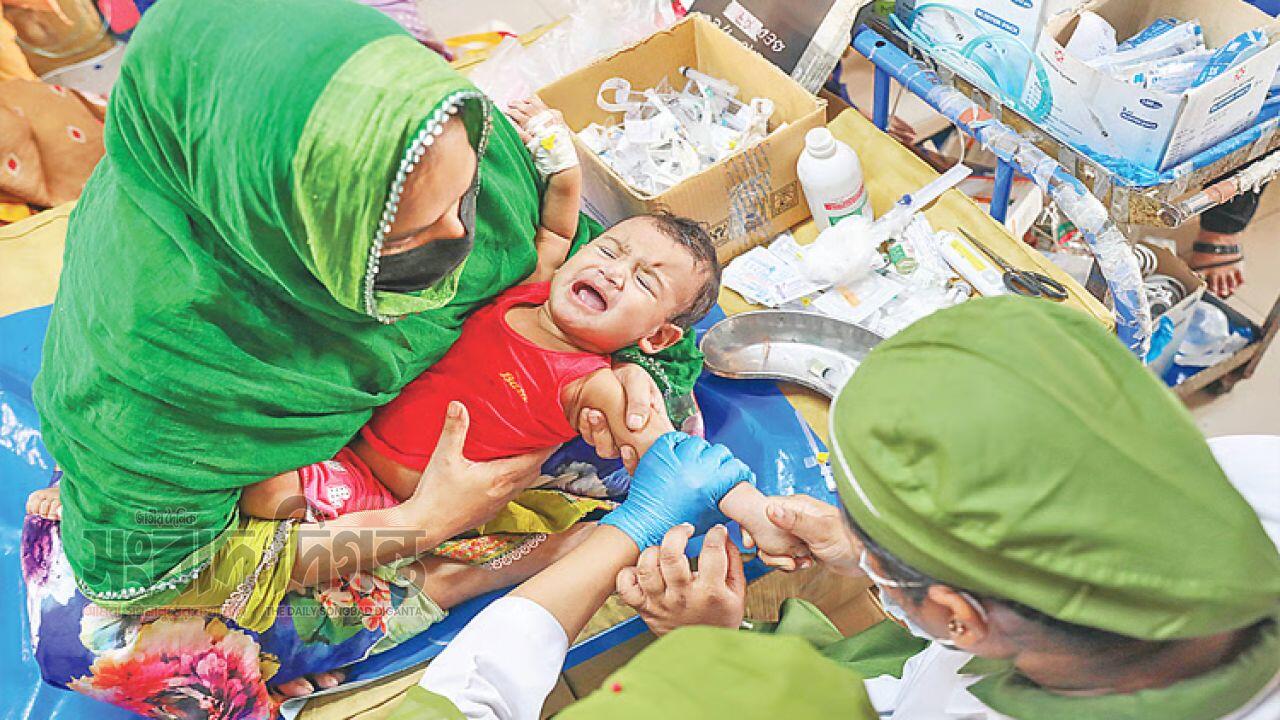 দেশে মাত্র ২০ দিনে হামে ৯৮ শিশুর মৃত্যু 