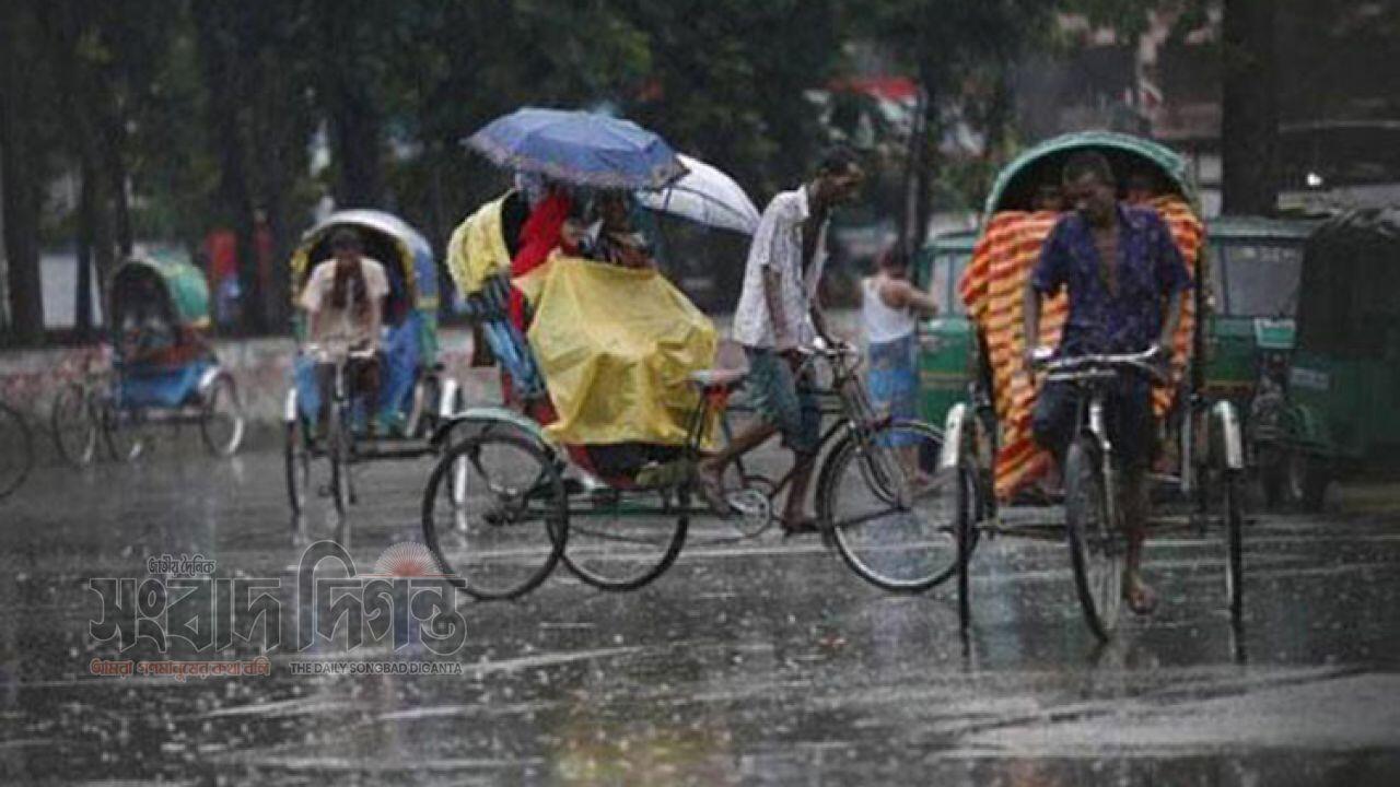 ২ বিভাগে হালকা থেকে মাঝারি বৃষ্টির ইঙ্গিত