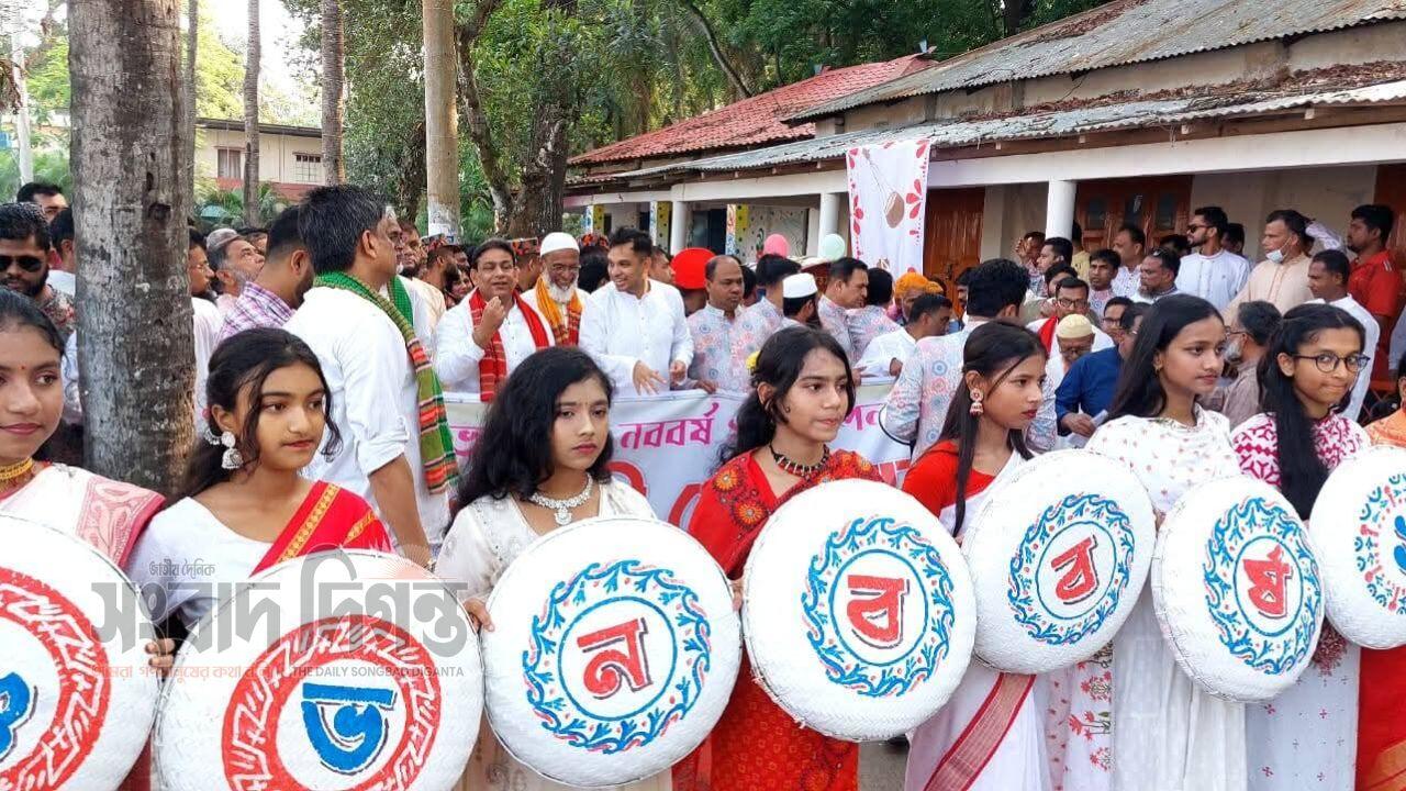 মাদারীপুরের কালকিনিতে আনন্দঘন পরিবেশে পহেলা বৈশাখ উদযাপিত হলো