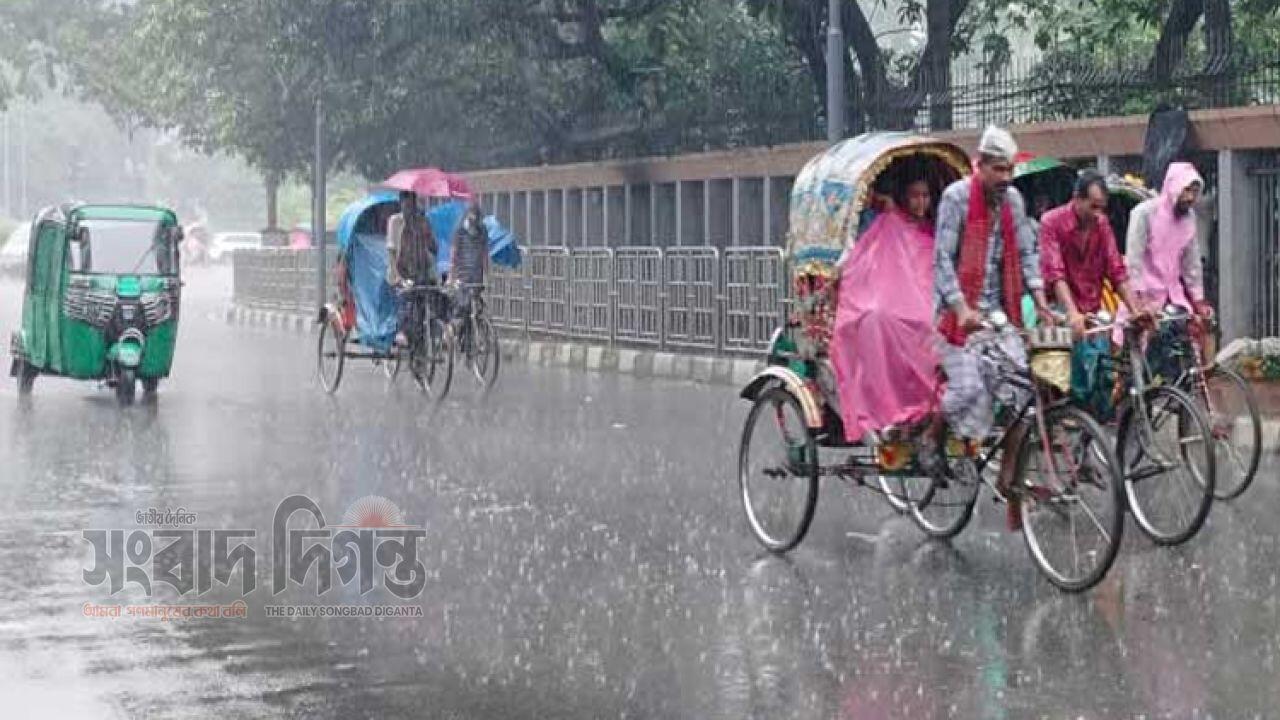 ঢাকাসহ তিন বিভাগে বৃষ্টি ও বজ্রপাতের পূর্বাভাস