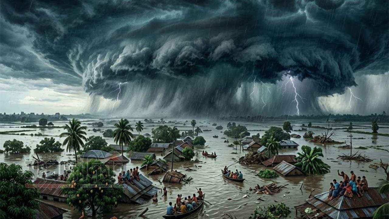 দেশের দিকে ধেয়ে আসছে শক্তিশালী বৃষ্টি বলয় ‘ঝুমুল’ এর প্রভাবে টানা বর্ষণের সতর্কতা