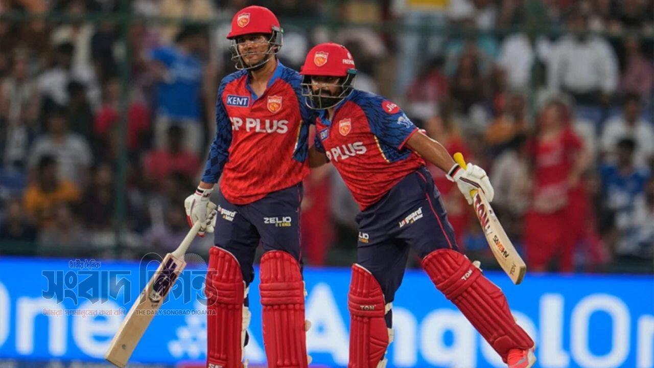 টি-টোয়েন্টিতে সর্বোচ্চ রান তাড়ায় নতুন রেকর্ড পাঞ্জাবের 