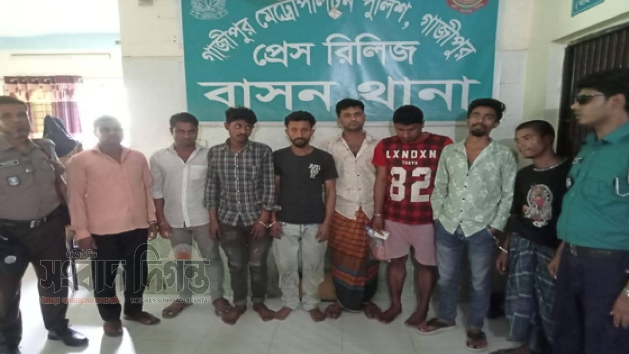 বাসনে মাদকবিরোধী অভিযানের গ্রেপ্তার একাধিক