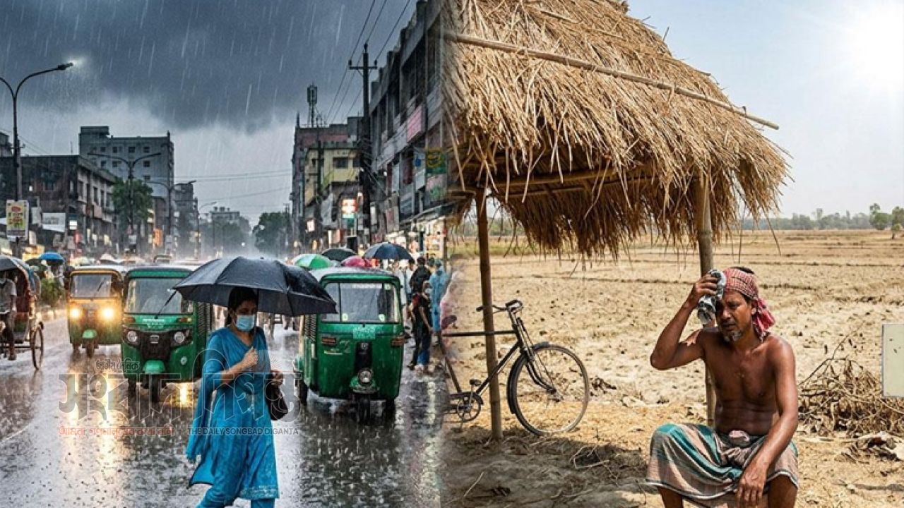 দেশজুড়ে বজ্রবৃষ্টির আভাস, কোথাও কোথাও অব্যাহত মৃদু তাপপ্রবাহ