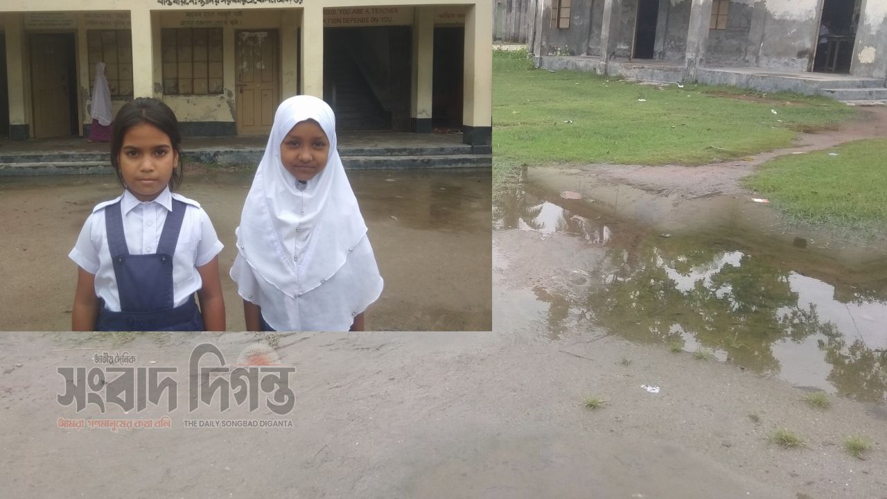 পাঁচবিবিতে সমীরণ নেছা মডেল সরকারি প্রাথমিক বিদ্যালয় নানা সমস্যায় জর্জরিত